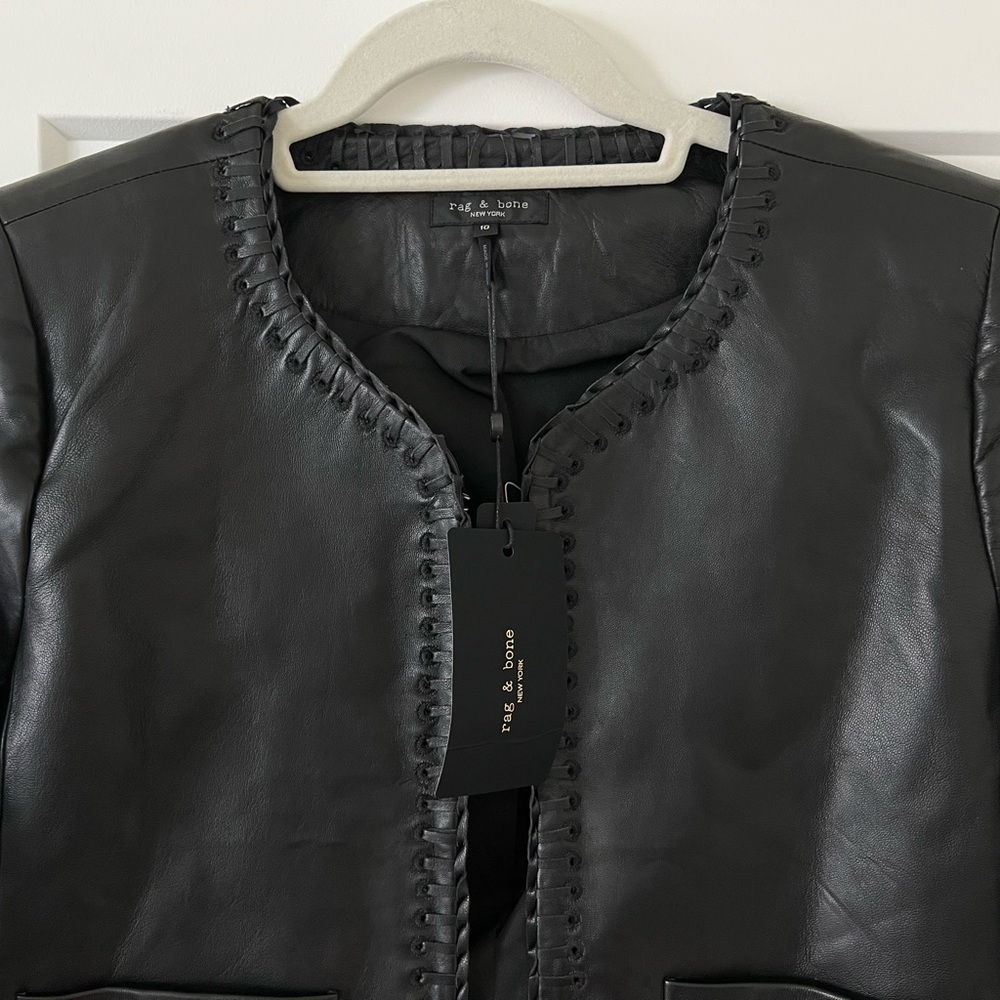 rag & bone Chloe Leather Jacket - Picture 4 of 5